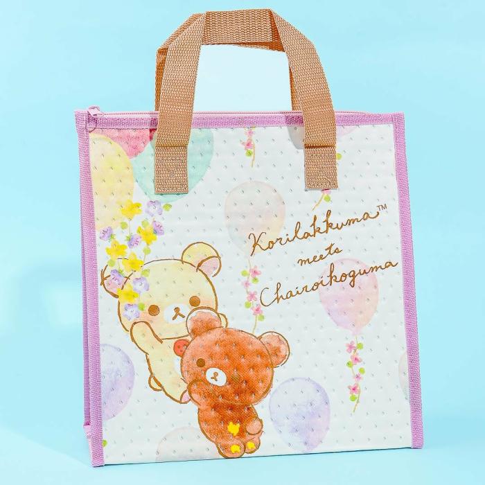 Lunch Bags |  Korilakkuma & Chairoikoguma Balloon Float Insulated Lunch Bag Bags Lunch Bags