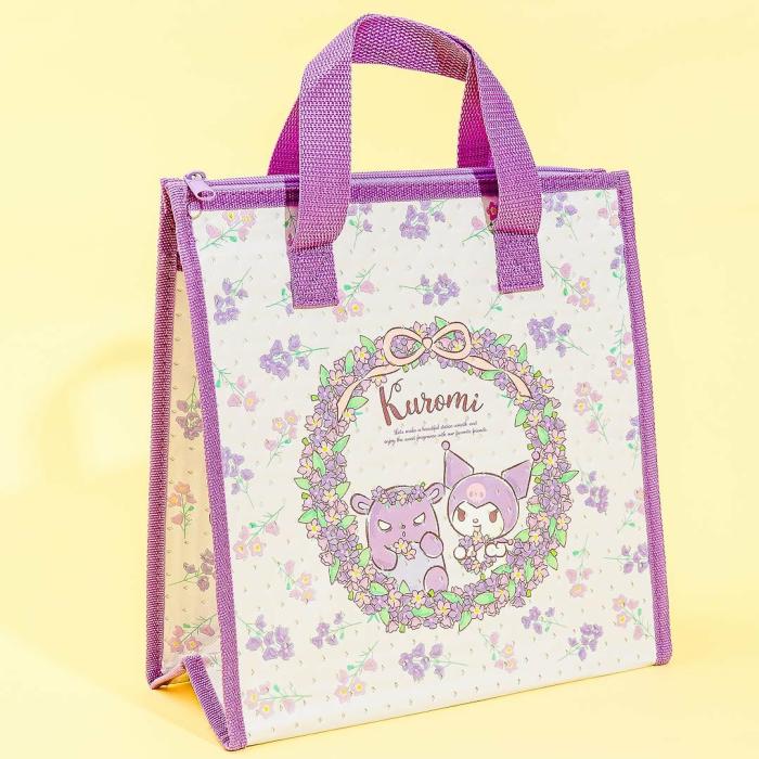 Lunch Bags |  Kuromi & Baku Lavender Insulated Lunch Bag Bags Lunch Bags