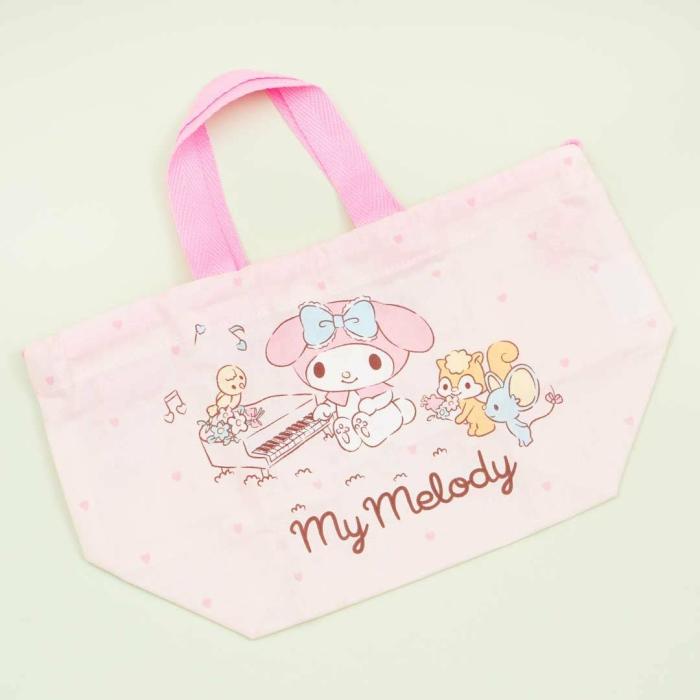 Lunch Bags |  My Melody Piano Recital Drawstring Lunch Bag Bags Lunch Bags