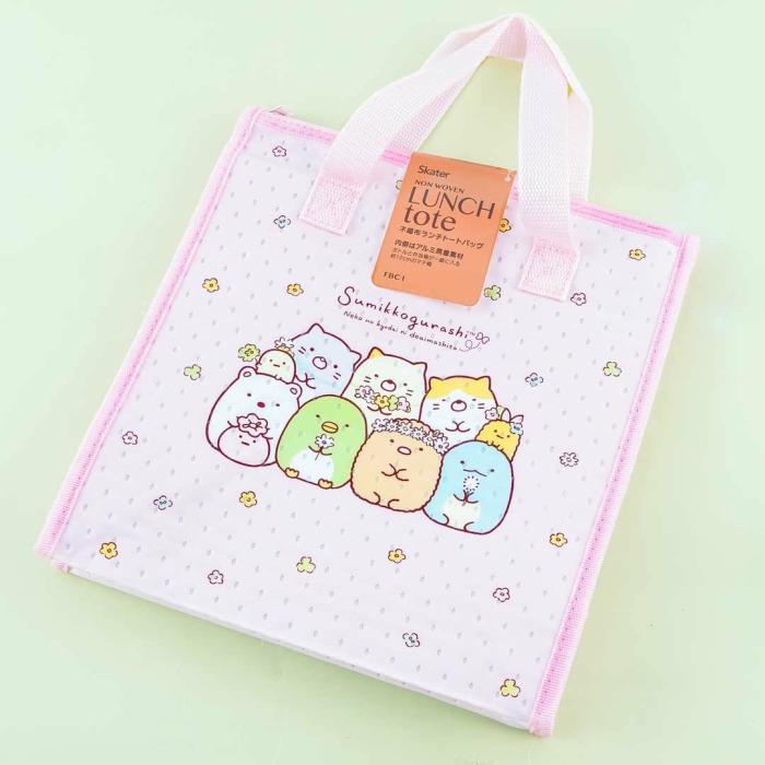 Lunch Bags |  Sumikko Gurashi Flowery Insulated Lunch Tote Bags Lunch Bags