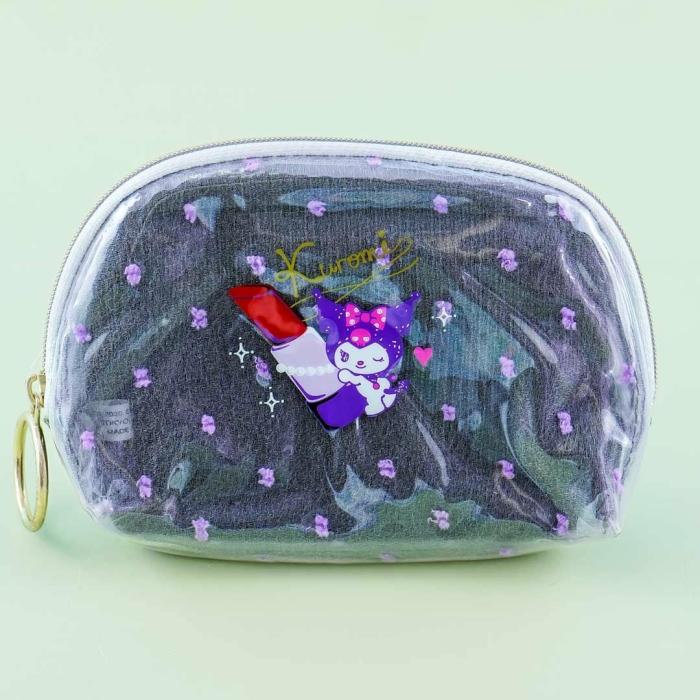 Makeup Bags |  Kuromi Giant Lippie Shell-Shaped Cosmetic Pouch Bags Makeup Bags