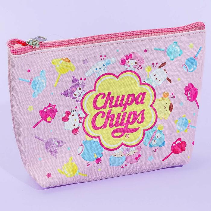 Makeup Bags |  Sanrio Characters X Chupa Chups Cosmetic Pouch – Pink Bags Makeup Bags