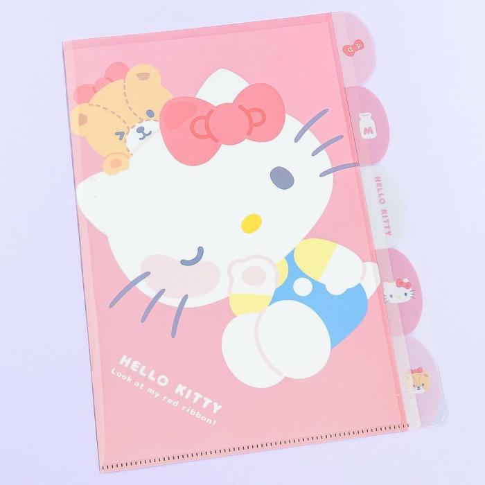 More Stationery |  Hello Kitty Mugyutto Multi-Pocket Folder More Stationery More Stationery