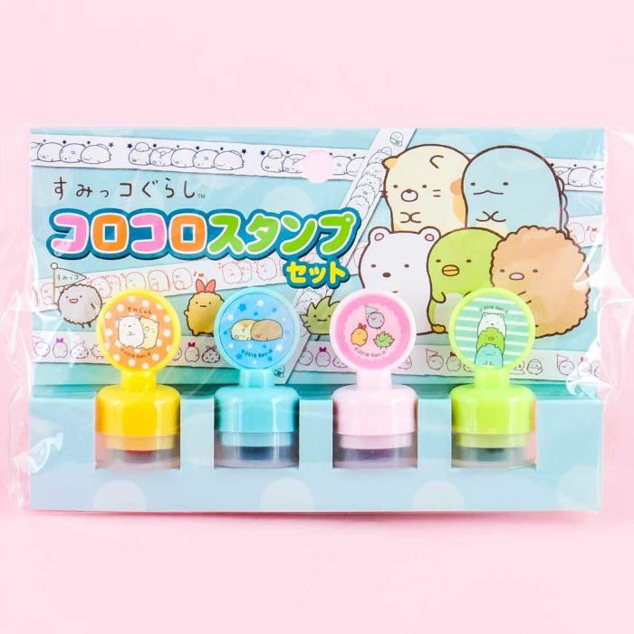 More Stationery |  Sumikko Gurashi Play Time Rolling Stamps Set More Stationery More Stationery