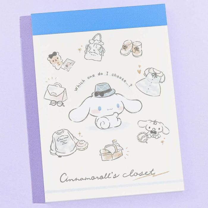 Notebooks & Pads |  Cinnamoroll’S Closet Mini Memo Pad Notebooks & Pads Notebooks & Pads