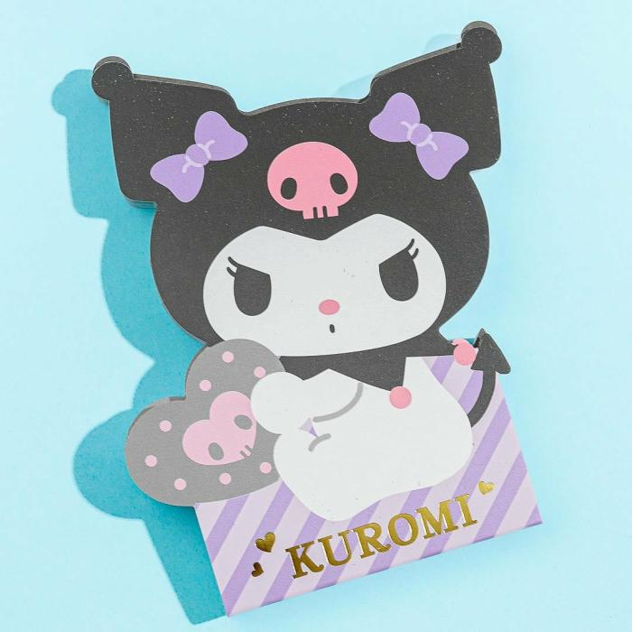 Notebooks & Pads |  Kuromi Heart Hug Die-Cut Memo Pad Notebooks & Pads Notebooks & Pads