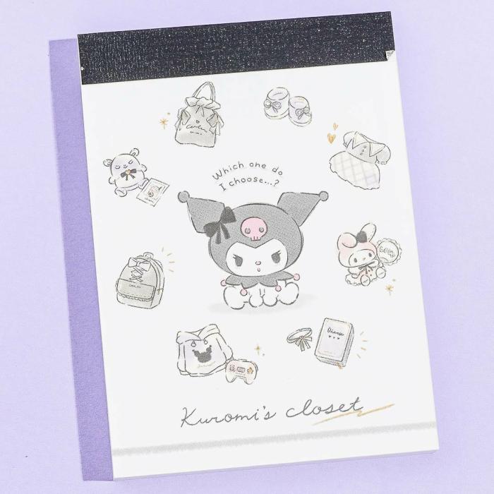 Notebooks & Pads |  Kuromi’S Closet Mini Memo Pad Notebooks & Pads Notebooks & Pads