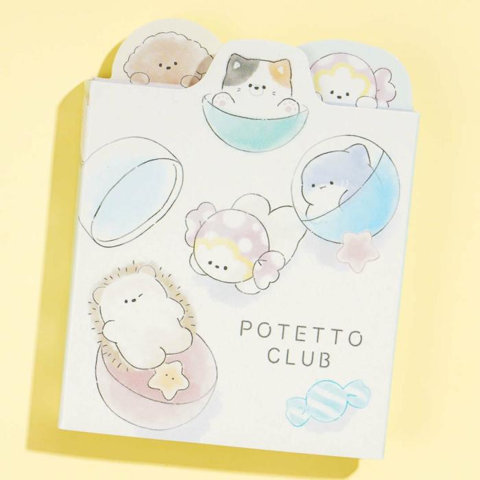 Notebooks & Pads |  Potetto Club Die-Cut Memo Pad Set Notebooks & Pads Notebooks & Pads