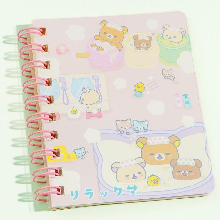 Notebooks & Pads |  Rilakkuma Nekoneko No Yu Mini Notebook Notebooks & Pads Notebooks & Pads