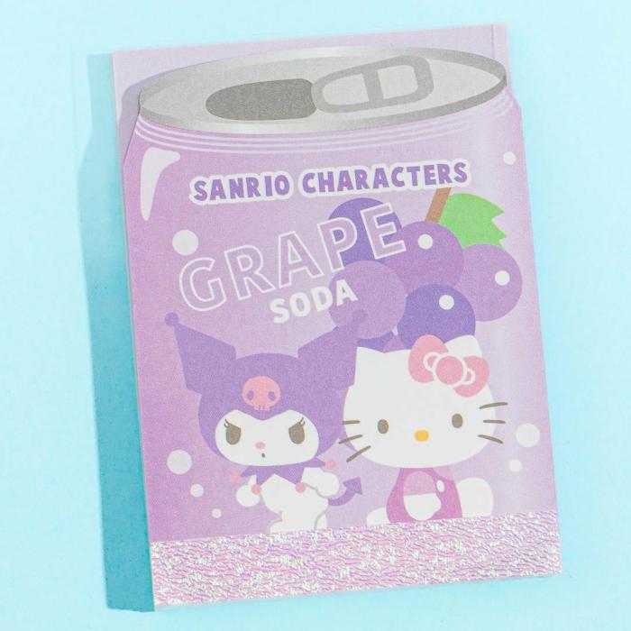 Notebooks & Pads |  Sanrio Characters Happy Drink Mini Memo – Grape Notebooks & Pads Notebooks & Pads