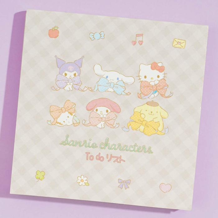 Notebooks & Pads |  Sanrio Characters Ribbon To-Do List Memo Pad Notebooks & Pads Notebooks & Pads