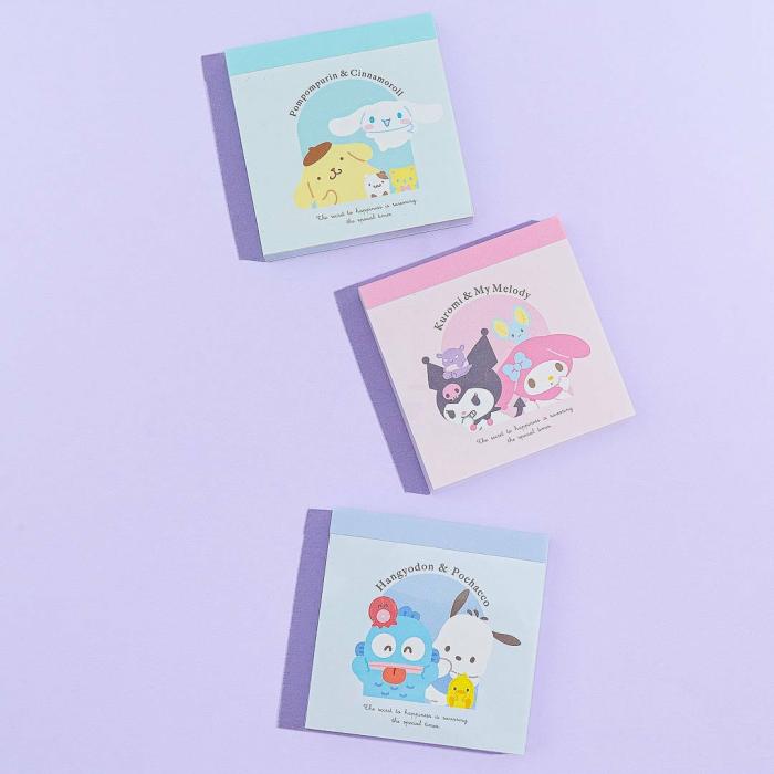 Notebooks & Pads |  Sanrio Characters Window Besties Mini Memo Set – 3 Pcs Notebooks & Pads Notebooks & Pads