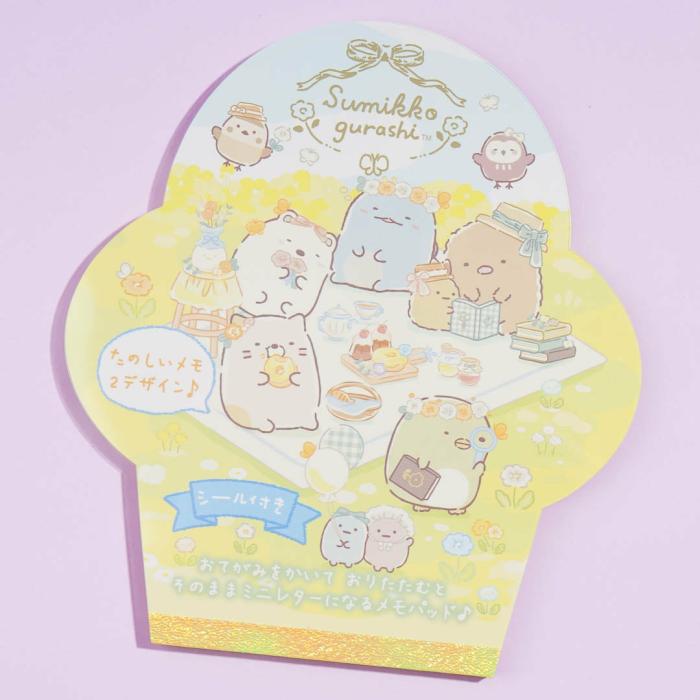 Notebooks & Pads |  Sumikko Gurashi Picnic Mini Memo Pad Notebooks & Pads Notebooks & Pads