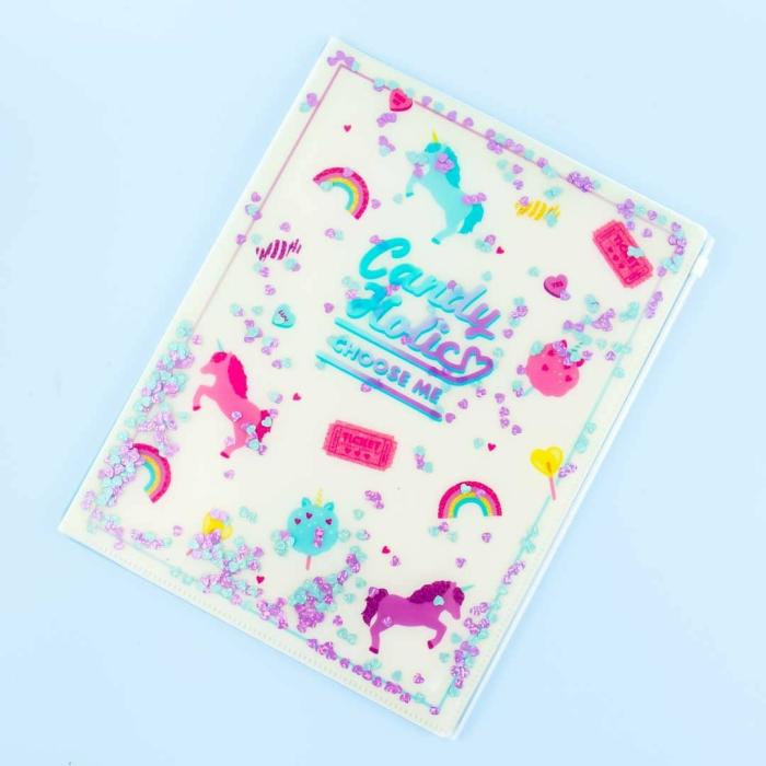 Office |  Candy Holic Rainbow Unicorn Pocket File Folder Office Office