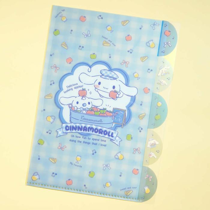 Office |  Cinnamoroll Apple Season Clear Index File Folder Office Office