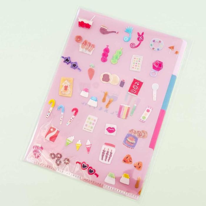 Office |  Delicious Shopping Street A5 File Folder – Dagashi Office Office