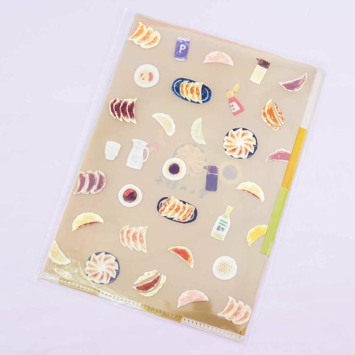 Office |  Delicious Shopping Street A5 File Folder – Dumplings Office Office