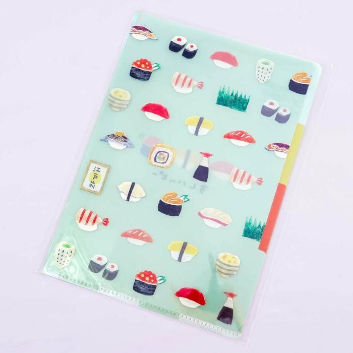 Office |  Delicious Shopping Street A5 File Folder – Sushi Office Office