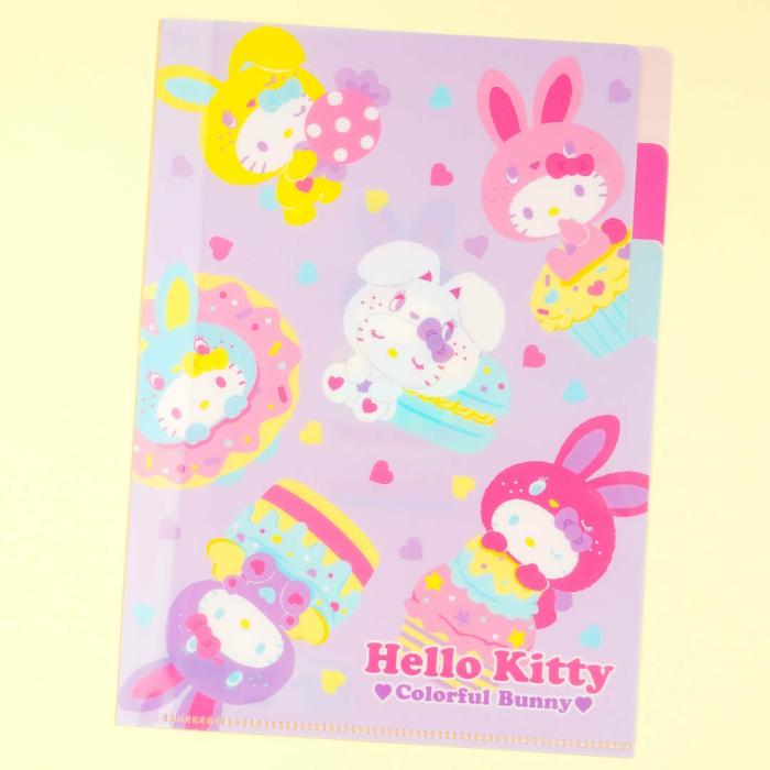 Office |  Hello Kitty Colorful Bunny Multi-Slot A5 File Folder Office Office