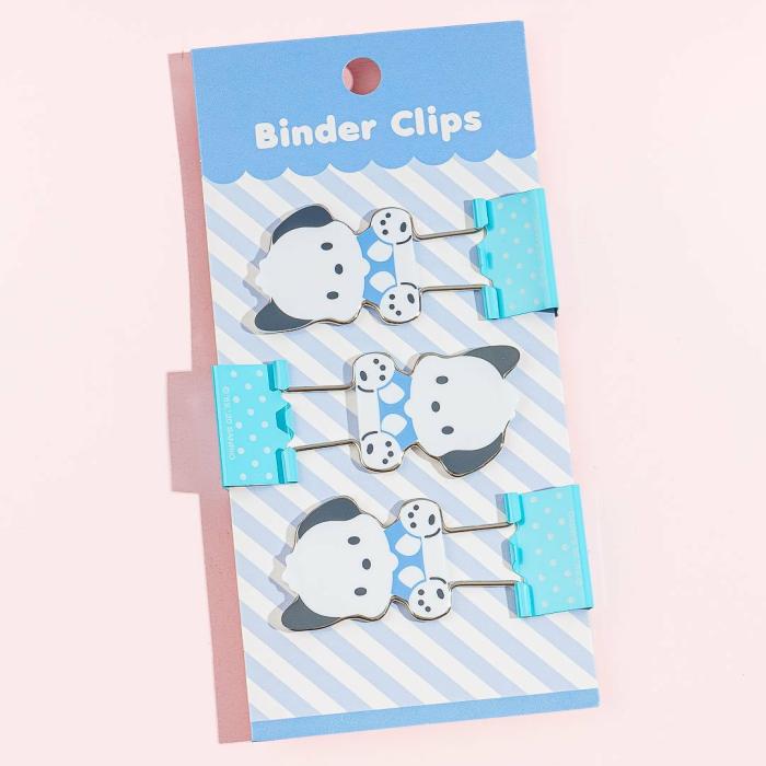 Office |  Pochacco Polka Dot Binder Clip Set – 3Pcs Office Office