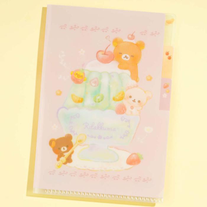 Office |  Rilakkuma Fruit Jelly Multi-Pocket A6 Folder Office Office