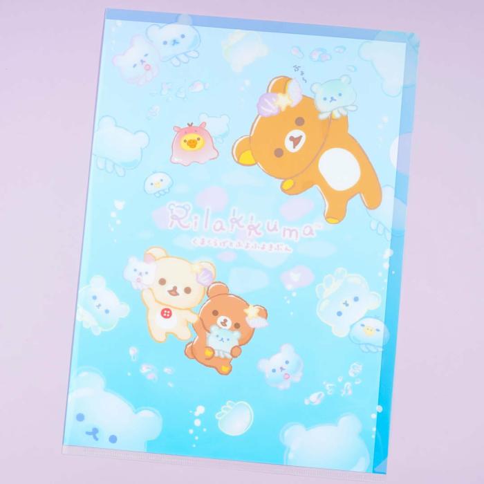 Office |  Rilakkuma Ocean Relaxed Mood A4 File Folder Office Office