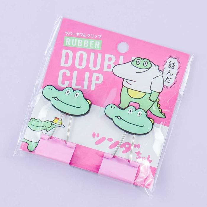 Office |  Rubber Double Clip Set – Tsunda-Chan Office Office