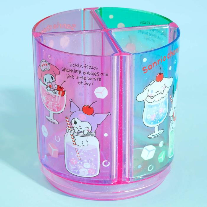 Office |  Sanrio Characters Fruit Soda Rotating Pen Stand Office Office