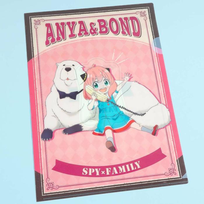 Office |  Spy X Family Anya & Bond Clear File Folder Office Office