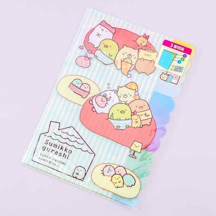 Office |  Sumikko Gurashi Bean Bag Slumber A4 File Folder Office Office