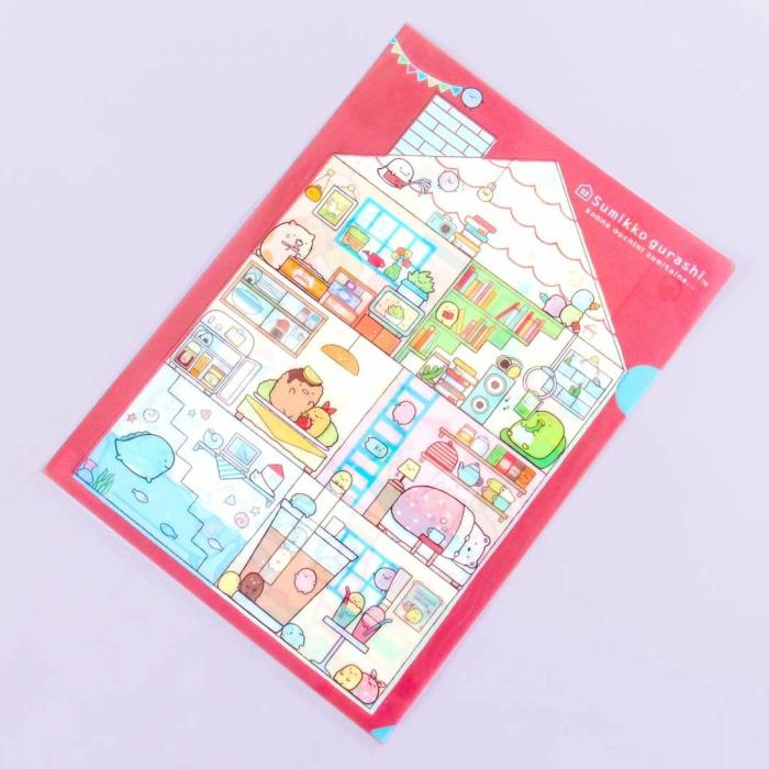 Office |  Sumikko Gurashi Happy House A4 File Folder Office Office