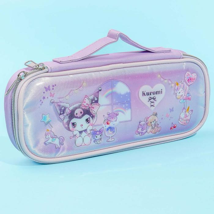 Pencil Cases |  Kuromi Magical Room Round Zipper Pen Case Pencil Cases Pencil Cases