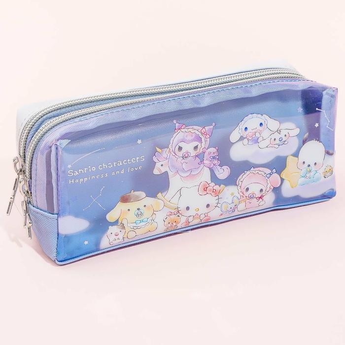 Pencil Cases |  Sanrio Characters Baby Gang Twin Zipper Pencil Case Pencil Cases Pencil Cases