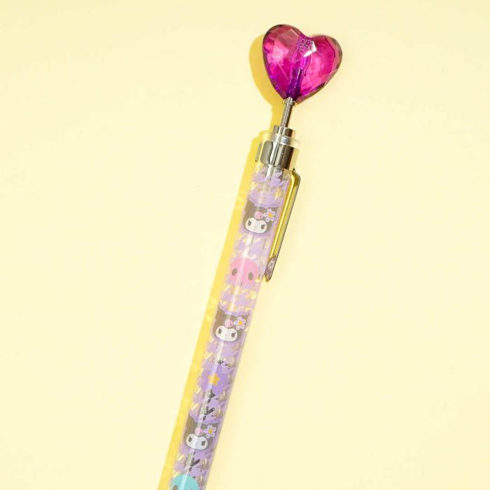 Pens & Pencils |  Kuromi Heart Jewel Pen Pens & Pencils Pens & Pencils