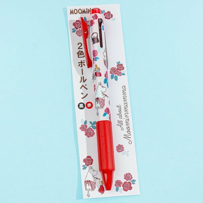 Pens & Pencils |  Moomin 2-Color Ballpen – Moominmamma & Little My Pens & Pencils Pens & Pencils