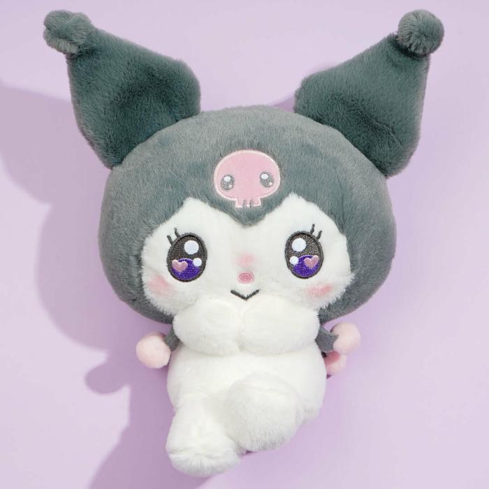 Plushies |  Kuromi Nakajima Blushing Plushie – Medium Plushies Plushies