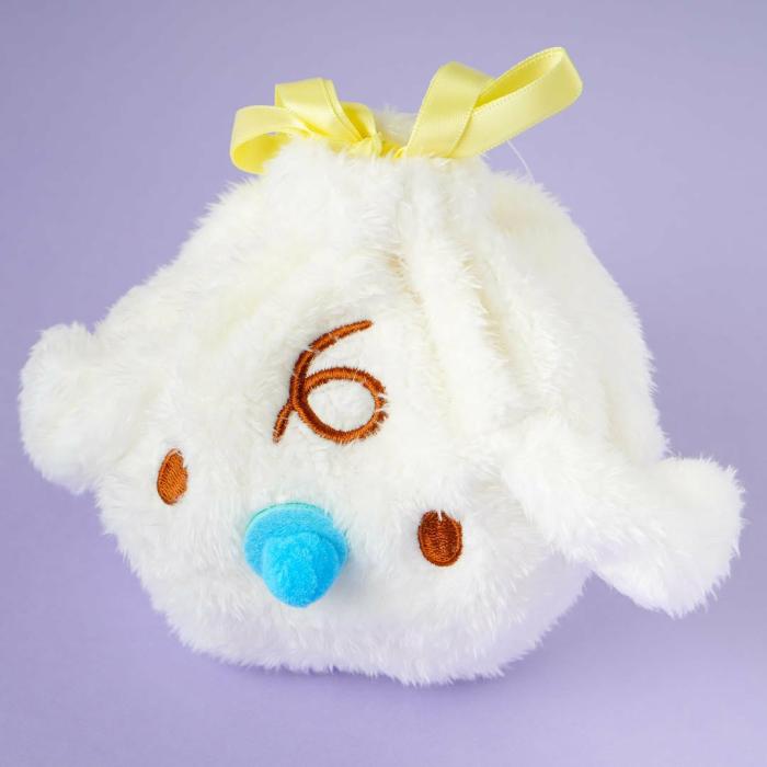 Pouches |  Cinnamoroll Fluffy Face Drawstring Pouch – Milk Bags Pouches