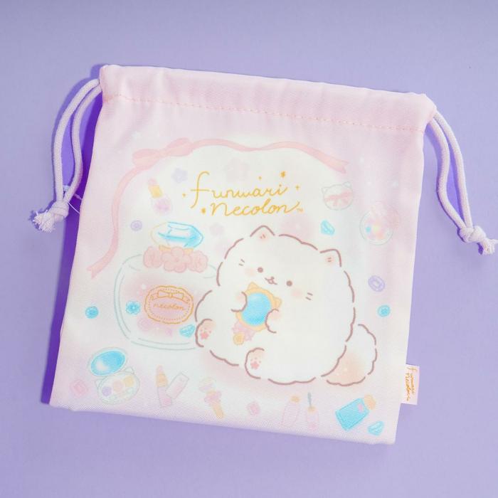 Pouches |  Funwari Nekolon Drawstring Pouch Bags Pouches