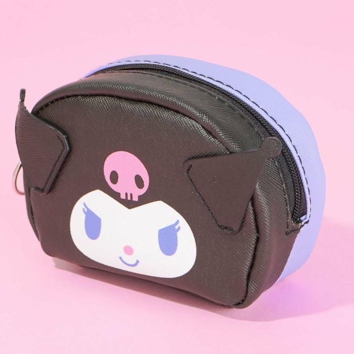 Pouches |  Kuromi & Baku Face Double-Sided Pouch Bags Pouches