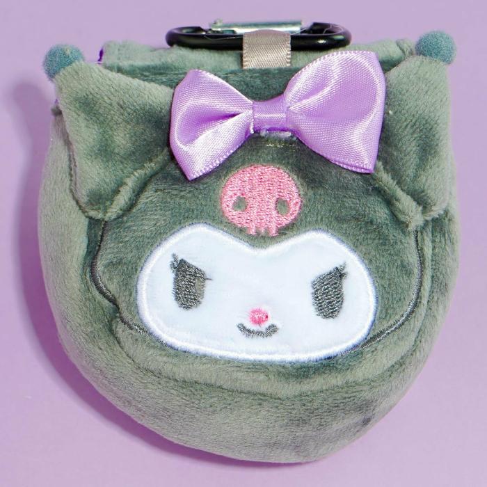 Pouches |  Kuromi Clippable Plush Pouch Bags Pouches