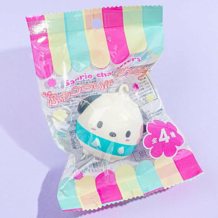 Squishies |  Pochacco Fuwa Kororin Squeeze Squishy Charm Plushies & Toys Squishies