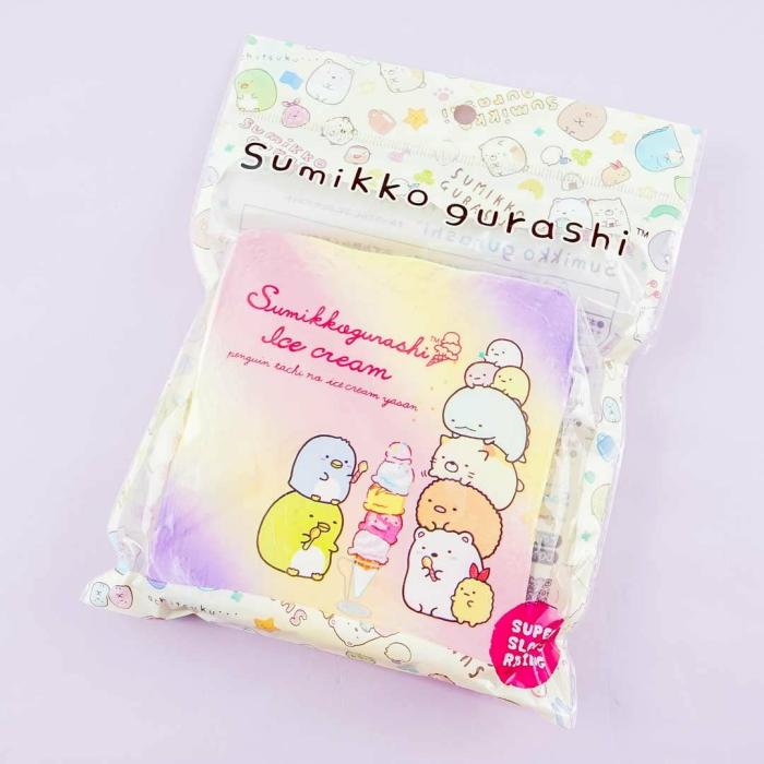 Squishies |  Sumikko Gurashi Rainbow Toast Squishy Plushies & Toys Squishies