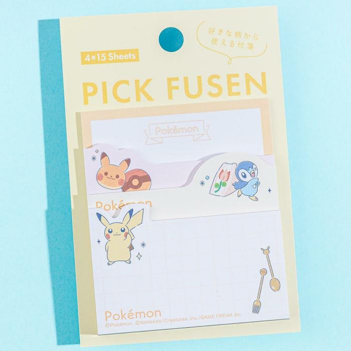 Sticky Notes |  Pokemon Pick Fusen Sticky Notes Stationery Sticky Notes