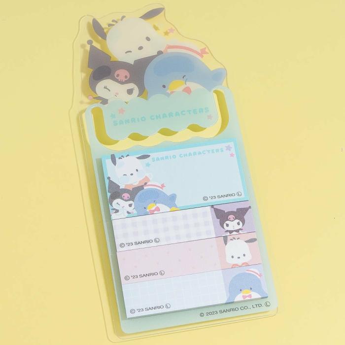 Sticky Notes |  Sanrio Characters Winking Friends Sticky Notes With Bookmark Stationery Sticky Notes