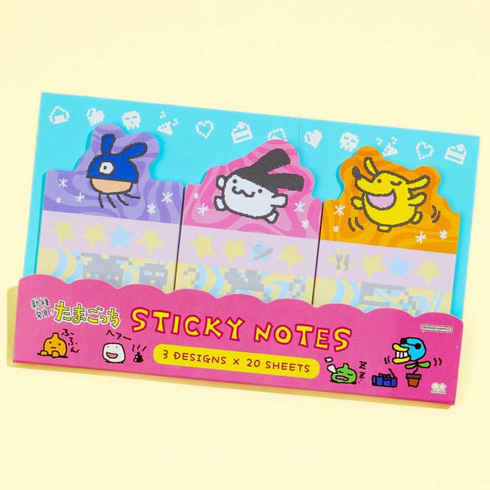 Sticky Notes |  Tamagotchi Running Friends Sticky Notes Stationery Sticky Notes