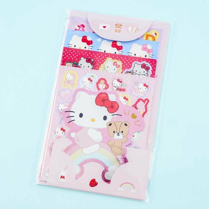 Tapes & Stickers |  Hello Kitty & Tiny Chum Happy Day Paper Sticker Set Stationery Tapes & Stickers