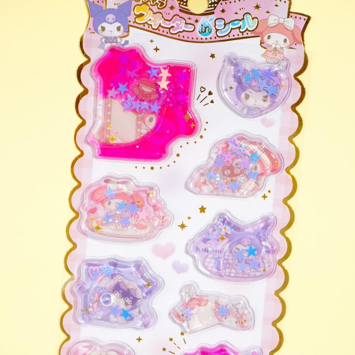 Tapes & Stickers |  Kuromi & My Melody Water-In Stickers Stationery Tapes & Stickers