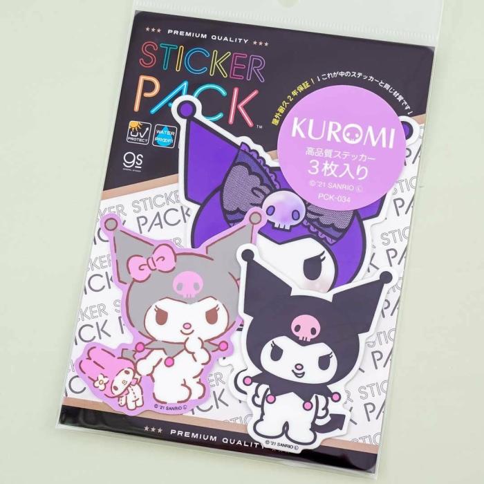 Tapes & Stickers |  Kuromi Vinyl Die-Cut Sticker Pack Stationery Tapes & Stickers