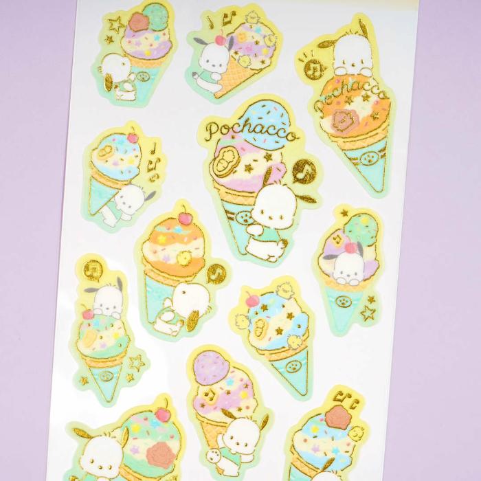 Tapes & Stickers |  Pochacco Ice Cream Party Stickers Stationery Tapes & Stickers