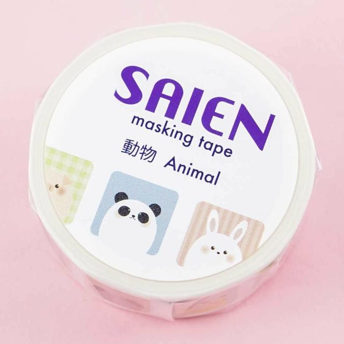 Tapes & Stickers |  Saien Masking Tape – Animal Stationery Tapes & Stickers